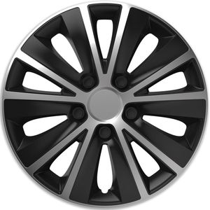 Wieldoppenset Rapide Zilver&Black 13 Inch