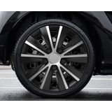 Versaco - Wieldoppenset - Zwart/Zilver - 14 Inch - Set van 4 Stuks