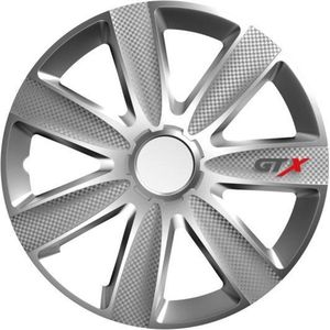 Versaco - Wieldoppenset - 4 Delige - Carbon Silver - Slagvast Kunststof
