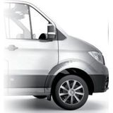 Versaco - Wieldoppenset - Zwart/Zilver - Kunststof - Set van 4 Stuks