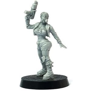 Brother Vinni Female Raider, postapoc miniatuur voor tabletop RPG en Wargames