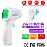 Contactloze LCD Digital Thermometer Fever Handheld Infrarood Voorhoofd Body Thermometer met LCD-meting voor Baby Adult Portab