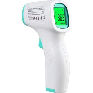 Contactloze LCD Digital Thermometer Fever Handheld Infrarood Voorhoofd Body Thermometer met LCD-meting voor Baby Adult Portab