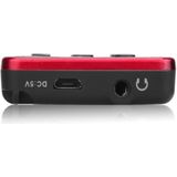 Retekess V-112 mini draagbare 1 5 inch LCD-scherm FM-radio met Lanyard & oortelefoon (rood)
