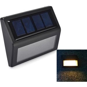 6 LEDs zonne-energie IP55 waterdichte licht sensor muur licht dek verlichting (warm licht)