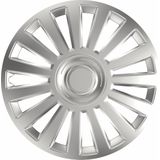 Versaco - Wieldoppenset Luxury - Zilver - 4-Delige Set - Slagvast Kunststof