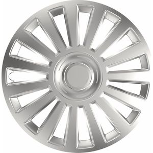 Versaco - Wieldoppenset - 4 Delig - Zilver - Slagvast Kunststof