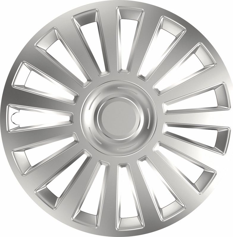 Versaco - Wieldoppenset - 4 Delig - Zilver - Slagvast Kunststof