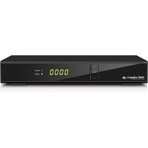 Abcom AB CryptoBox 700HD Kabel, Ethernet (RJ-45), IPTV Full HD Zwart (0.13 GB, DVB-S2, DVB-S), TV-ontvanger, Zwart