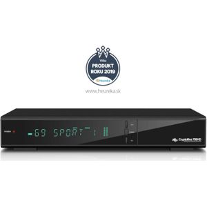 AB CryptoBox 750 HD-ontvanger, Full HD , Crypto Box, H.265 HEVC - Zwart