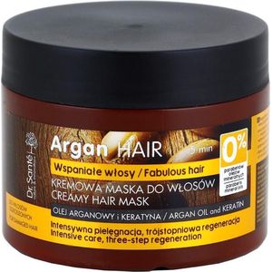 Dr. Santé - Argan Crème-Masker - Haarmasker - 300 ml - Voor Beschadigd Haar