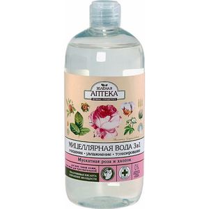 Bio Micellair water 3in1 voor het verwijderen van make-up - Muskusroos, lavendel en katoen - zeer gevoelige huid 500ml