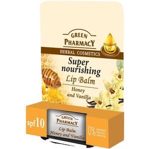 Green Pharmacy - Super Voedende Honing & Vanille Lippenbalsem - 4,8 g