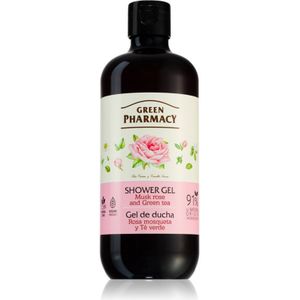 Green Pharmacy Body Care Rose & Green Tea Zachte Douchegel 500 ml