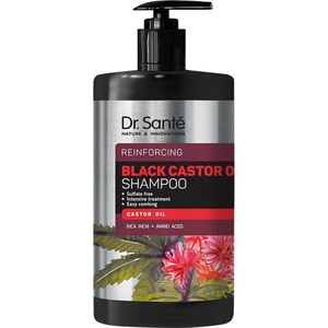 Dr. Santé - Black Castor Oil - Versterkende Shampoo - 1000 ml - Zonder Sulfaten