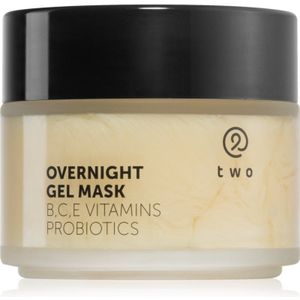 two cosmetics Overnight Gel Mask Hydraterende en Voedende Gezichtsmasker met Probiotica 100 ml