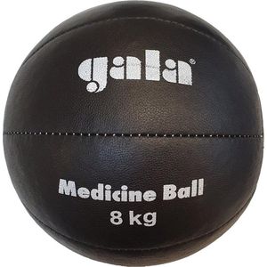 Gala Medicine Ball - Medicijn bal - 8 kg - Zwart Leer