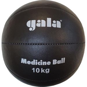 Gala Medicine Ball - Medicijn bal - 10 kg - Zwart Leer