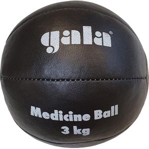 Gala Medicine Ball - Medicijn bal - 3 kg - Zwart Leer