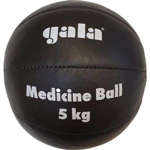 Gala Medicine Ball - Medicijn bal - 5 kg - Zwart Leer