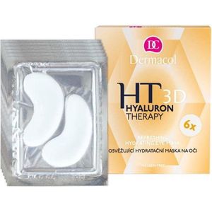 Dermacol Hyaluron Therapy 3D Verfrissende hydraterende masker voor de Ogen 6x6 g