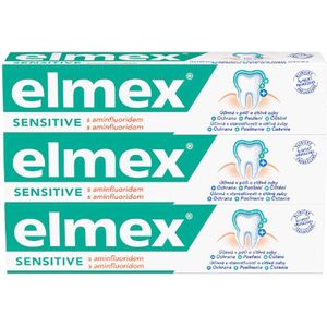 Elmex - Sensitive Professional - Tandpasta - 3x75 ml - Mondverzorging
