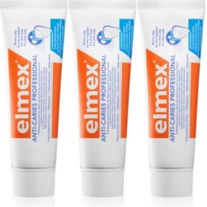Elmex - Anti-Caries Professional - Tandpasta - 3 x 75 ml