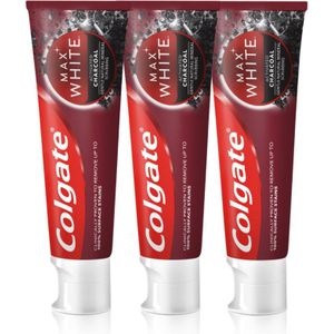 Colgate Max White Charcoal Whitening Tandpasta 3 x 75 ml