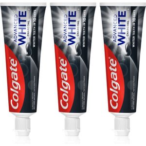 Colgate Advanced White Whitening Tandpasta met Actiefkool 3x75 ml