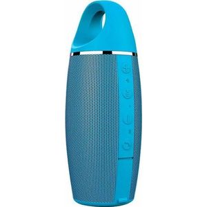 YZSY Flabo blauwe luidspreker (10 h, Oplaadbare batterij), Bluetooth luidspreker, Blauw