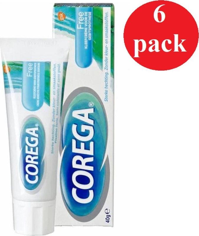 40g Corega Fixing Cream Flavourless - Kleefcrème