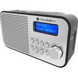 GoGen Radio Radio DAB + / FM DAB300N (DAB+, FM), Radio, Grijs, Zwart