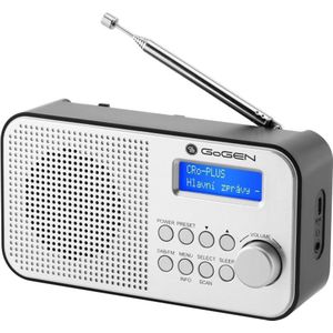 GoGen - DAB300N - Radio - Grijs, Zwart - DAB+, FM