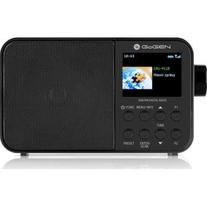 GoGen - DAB 500 BT - Radio - Zwart - DAB+, FM, Bluetooth