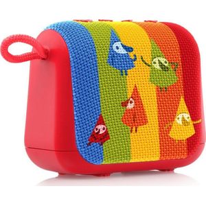 GoGen - DÉČKO TRIO - Bluetooth Luidspreker - Rood - Oplaadbare Batterij - 12 Uur Speeltijd