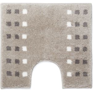 Casilin Brica - Antislip WC mat- Toilet mat met uitsparing - Zand - 60 x 55 cm