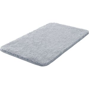 Casilin - Montana - Luxe Antislip Badmat - Zilver- Lichtgrijs - 70x120cm