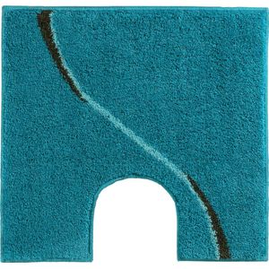 Casilin Carve - Antislip WC mat- Toilet mat met uitsparing - Aqua - 60 x 55 cm