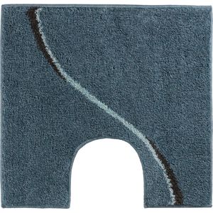 Casilin Carve - Antislip WC mat- Toilet mat met uitsparing - Ocean - 60 x 55 cm