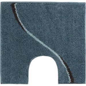 Casilin Carve - Antislip WC mat- Toilet mat met uitsparing - Ocean - 60 x 55 cm
