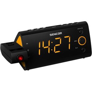 SENCOR - SRC 330 OR - Wekkerradio - Zwart, Oranje - Digitaal
