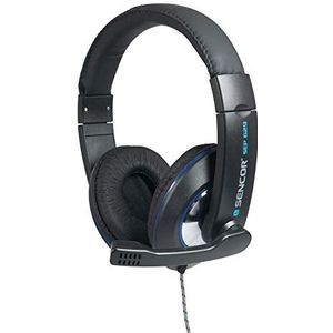 Sencor SEP 629 (Bedraad), Koptelefoon, Blauw, Zwart