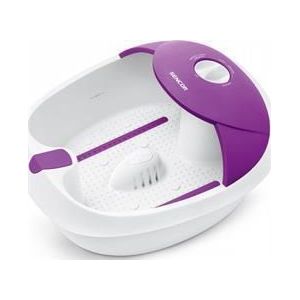 SENCOR SFM 3721VT voetenbad met voetmassage (90 watt, vibratiemassage, warmhoudfunctie met bubbels, voet Spa) paars