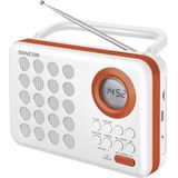 Sencor - SRD 220 WOR - Draagbare Radio - Oranje - Digitale Tuner