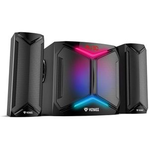 Multimedia - 2.1 Luidsprekersysteem - Zwart - Hout - 50W RMS