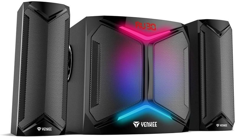 Multimedia - 2.1 Luidsprekersysteem - Zwart - Hout - 50W RMS