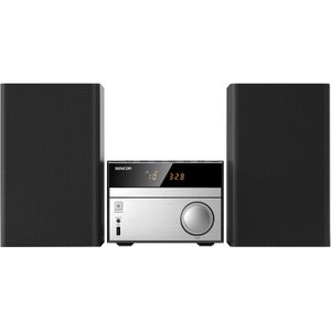 SENCOR SMC 4300BR microsysteem met Bluetooth, maximaal vermogen 30 W, krachtig, CD/MP3/CD-R/CD-RW-weergave, 2 luidsprekers, radio