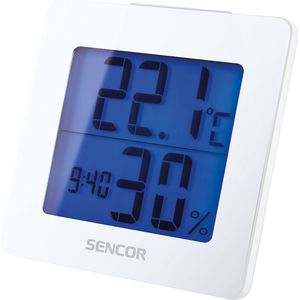Sencor SWS 1500B Digitaal Weerstation - Batterij/Accu - Wit - LCD-display - Binnentemperatuur