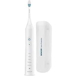 Elektrische sonische tandenborstel met 48.000 borstelsnelheid, wit