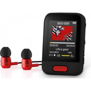 Sencor SFP 7716RD MP3 MP4 SPELER (16 GB), MP3-speler + draagbare audioapparatuur